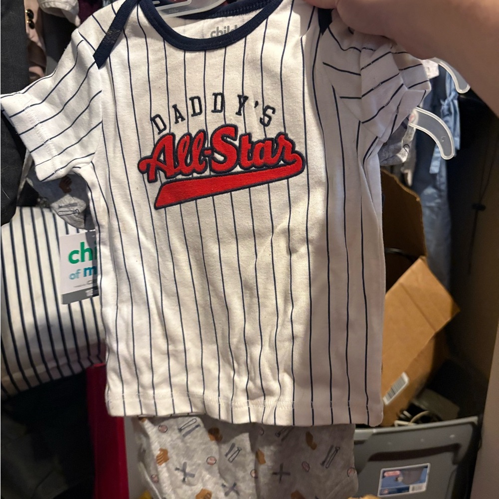 White and Black Striped Kids Shirt